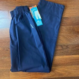 Landau Scrub Classic Fit Navy Blue Pants Size Small